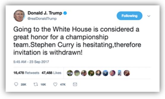 Students React to Trump-Curry Tweetstorm