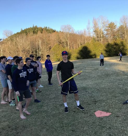 Students Get Outside for Dorm Activities