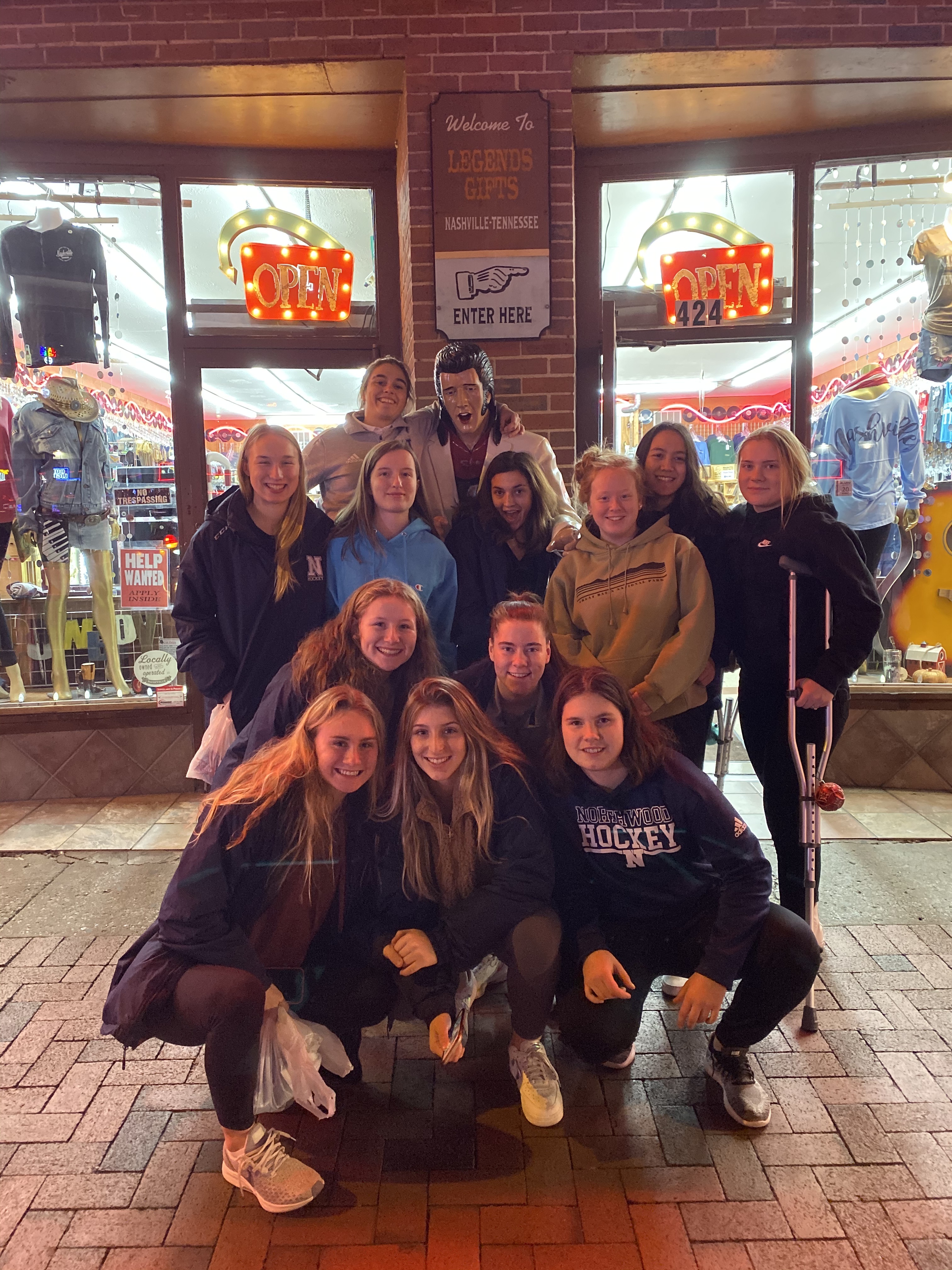 Nashville Wasn’t All Business for Girls Hockey