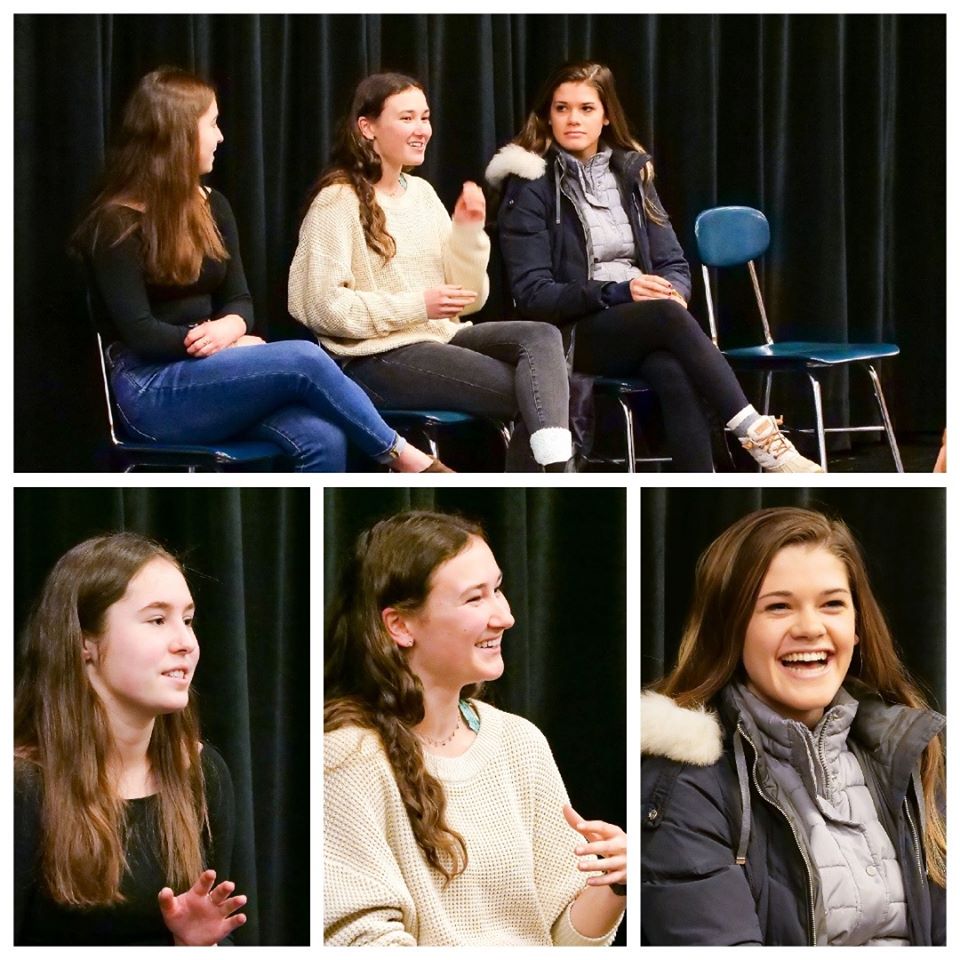 Young Alumni Speak to Students About College Life