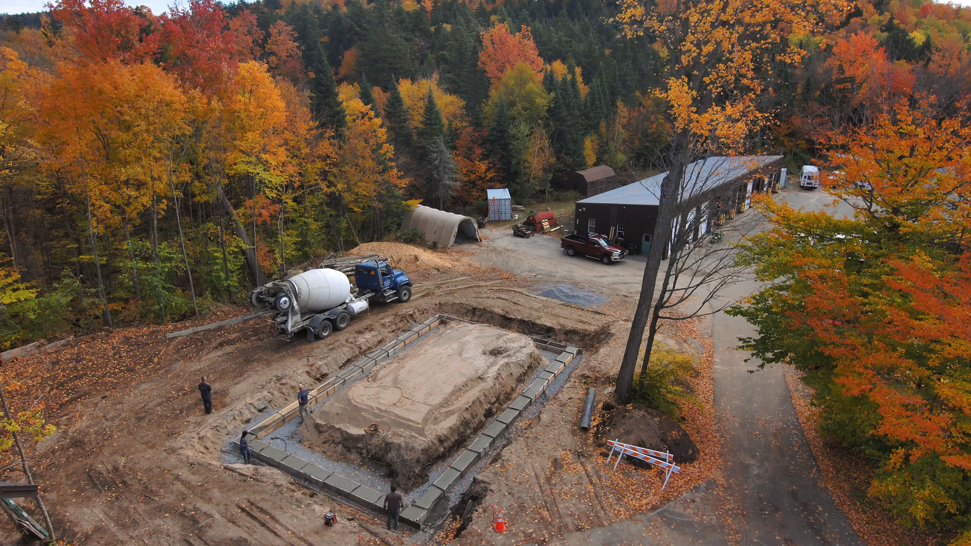 New Ski/Maintenance Building on Campus  