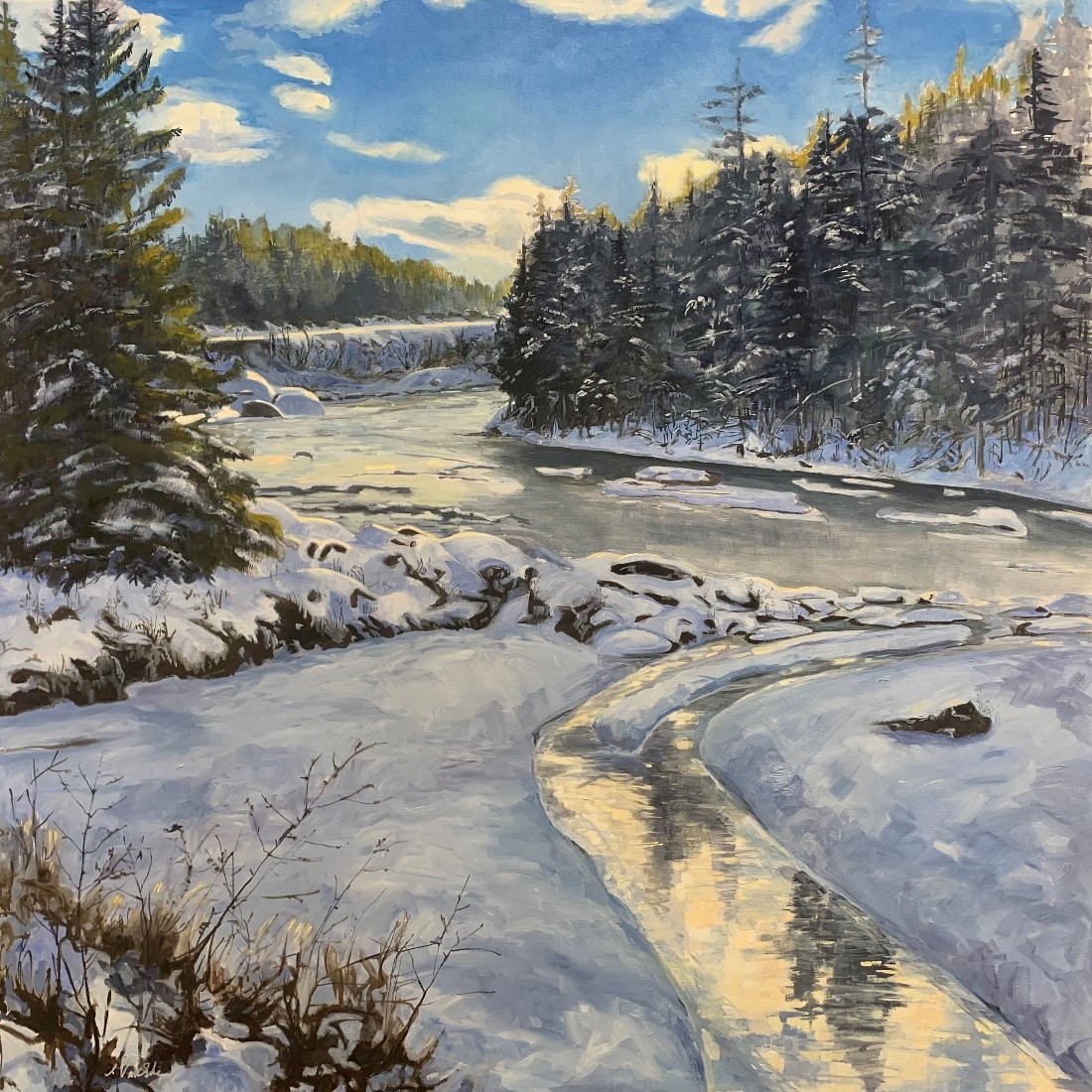 Van Slyke’s Art a Wintering: Reflection of a Journey
