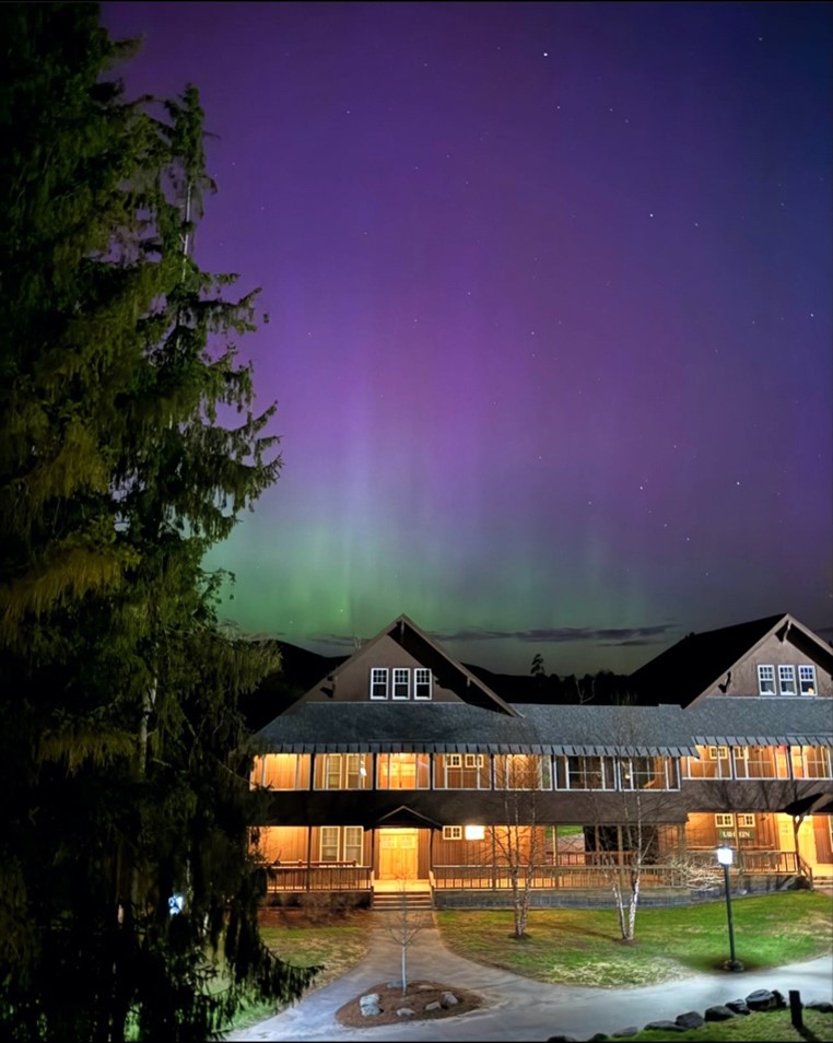 Northern Lights Seen From Campus